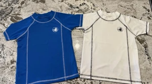Boys Rash Guard Swim Shirts Body Glove Set Of 2 Size 10 - Picture 1 of 6