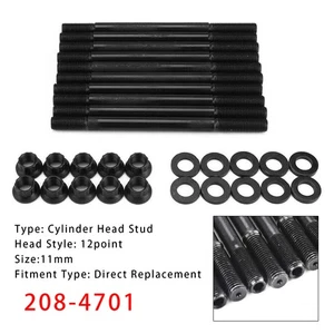 Cylinder Head Stud 208-4701 For Honda Acura K20 K24 K SeriesK Swap RSX Si A1 - Picture 1 of 13
