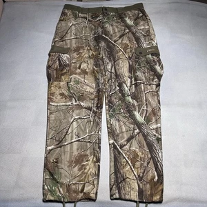 ScentLok Hunting Cargo Fleece Pants Mens Medium Full Season Realtree AP Camo - Picture 1 of 17
