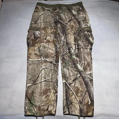 ScentLok Hunting Cargo Fleece Pants Mens Medium Full Season Realtree AP Camo - Image 1 of 4