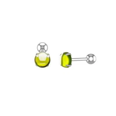 Barra de Lengua Coloridas Barra Gema Acero Quirúrgico Barra Piercing Oreja Ceja Nariz Foto 1 de 4