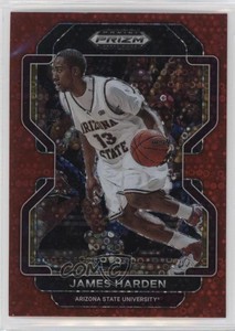 2022-23 Panini Prizm Draft Picks Red Circles Prizm James Harden #20