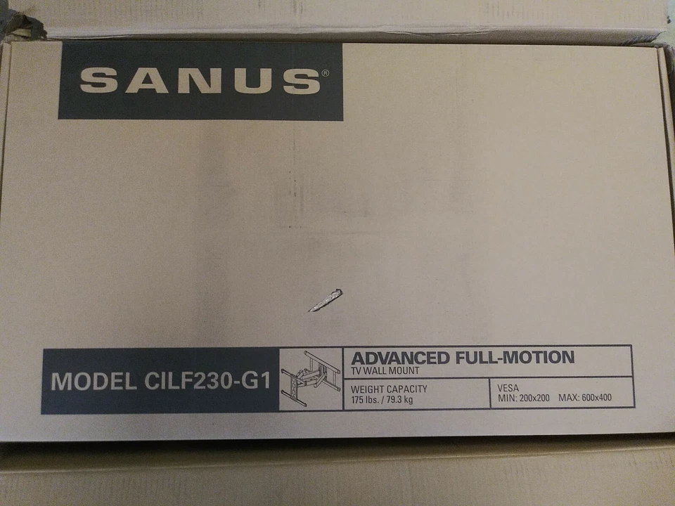 Sanus CILF230-G1 Advanced Full-motion Premium Wall Mount for TVs 46" - 95" Black - Image 1 of 1