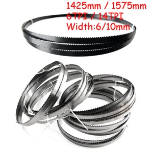 Band Saw BandSaw Blade 1575mm 1425mm 14TPI Cut Metal 6TPI Cut Wood 6/10mm Width - Picture 1 of 9