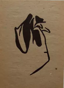 JEAN (HANS) ARP mounted original woodblock print 14 x 11” 1960 woodcut JA4 - Picture 1 of 2