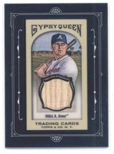 2011 Topps Gypsy Queen Framed Mini Relics #FMRC-DU Dan Uggla Braves NM-MT (Memor