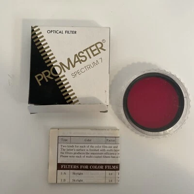 Promaster 52mm Optical Filter Red Spectrum 7 in Box - Image 1 of 4