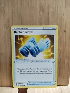 RUBBER GLOVES Trainer🏆Common 156/203 Evolving Skies Pokemon Card - Picture 1 of 1