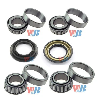 Juego de 6 piezas de conjunto de cojinetes y sellos de rueda delantera para Nissan 300ZX 1987 1988 1989 Foto 1 de 4