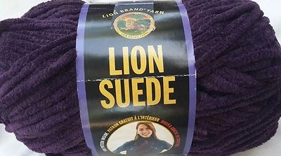 Lion Brand Suede Yarn 20 Colors Prints Bulky Weight NOS Chenille Type You Pick - Image 1 of 2