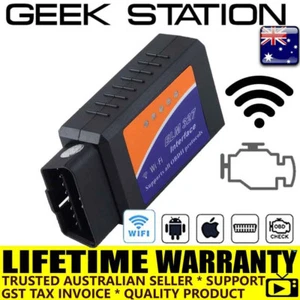 OBDII OBD2 WiFi Motor de Coche Lector de Código de Diagnóstico Escaneo iPhone Android ELM327  - Imagen 1 de 1