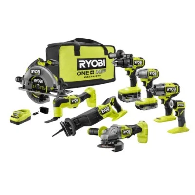 RYOBI CANADA 18V Brushless Cordless 8-Tool Kit - Image 1 of 4
