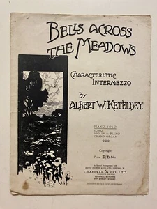 Vintage 1921 “BELLS ACROSS THE MEADOWS” by Albert W Ketelbey - Bild 1 von 4
