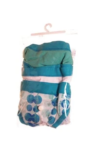 Girls HANES 3 Pack Teal Blue White Polka Dot Panties Underwear Size 6 NEW NIP - Picture 1 of 1