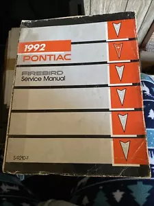 1992 Pontiac Firebird Service Manual - Picture 1 of 1