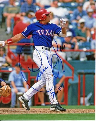 David Segui Autografiado 8x10 Texas Rangers Envío Gratis #4 Foto 1 de 2