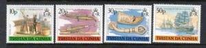 TRISTAN DA CUNHA 1988 SG452-455 caza de ballenas del siglo XIX - Imagen 1 de 1