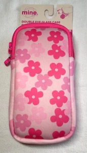 EVOLUTIONEYES CUSTODIA DOPPIO OCCHIALI NEOPRENE FIORI ROSA 6,5 X 3 1/4 NUOVA CON ETICHETTE - Foto 1 di 2