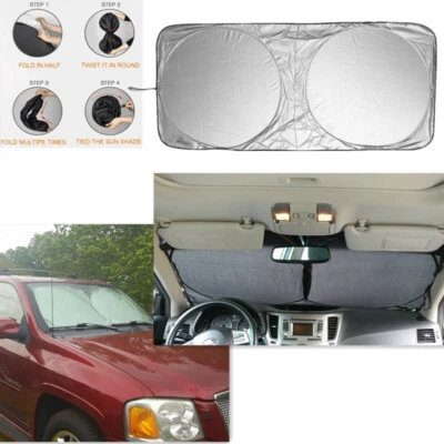 Car Windshield Sun Shade Maximum Protection Foldable Sunshade Windshield Cover - Image 1 of 4