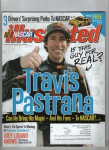 Nascar Illustrated Travis Pastrana Joey Logano July 2011 W/Poster  021422NONR - Picture 1 of 1