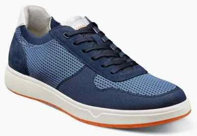 Zapatilla deportiva Florsheim Heist tejida 6 ojos encaje a punta azul Foto 1 de 4