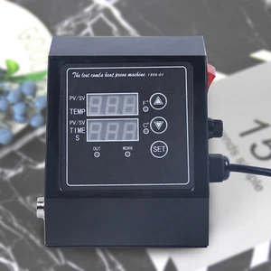 Hitze Presse Maschine Digital Control Box Temperatur Zeit für T-Shirt Hitze Presse - Bild 1 von 23