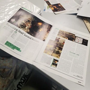 the walking dead Survival Instint Gaming Magazine Print Article Promo Art 2 Page - Picture 1 of 6