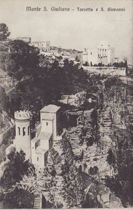 5435 TRAPANI MONTE SAN GIULIANO - cartolina scritta ma non affrancata - Picture 1 of 1