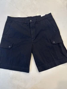 NWT St John’s Bay Cargo Shorts Men’s 40 Black 10” Inseam Comfort Stretch - Picture 1 of 9