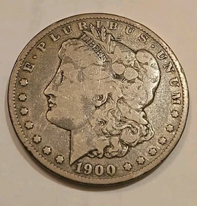Dólar de plata Morgan 1900-O/CC BONITO ORIGINAL - Imagen 1 de 6