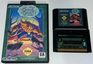 Disney's La Bella e la Bestia: Ruggito della Bestia (Sega Genesis) Testato Autentico - Foto 1 di 18