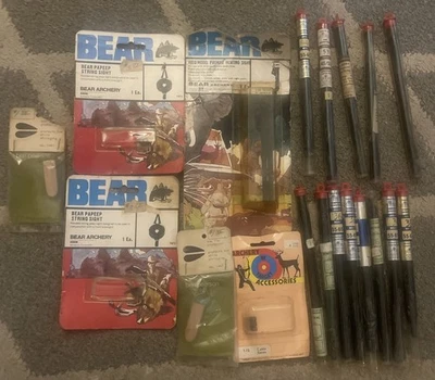 Bow String Lot & Accessories - Bear, Ben Pearson, Nirk, Taylormaid NOS - Image 1 of 4