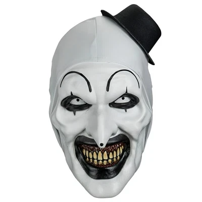 Trick or Treat Studios Terrifier 2 Art The Clown Deluxe Injection Mask NEW - Image 1 of 3
