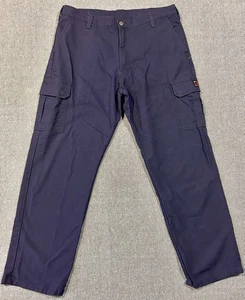 Workrite Mens 38x33 Flame Resistant FR 2112 Cargo Pants ARC 12.7 • Navy Blue - Picture 1 of 9