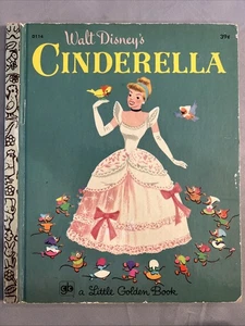 Vintage A Little Golden Book Disney’s Cinderella D114 .39 1971 #3035 - Picture 1 of 5