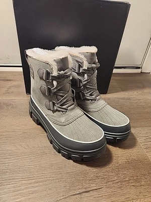 NUEVAS Botas Mujer Talla 8, Sorel Tivoli V WP Impermeables Aislantes NL5113-010 GRIS Foto 1 de 4