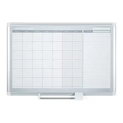 Placa de planejamento de calendário Mastervision Ga0397830, aço, 26 pol, 42 1/2 pol, - Imagem 1 de 4