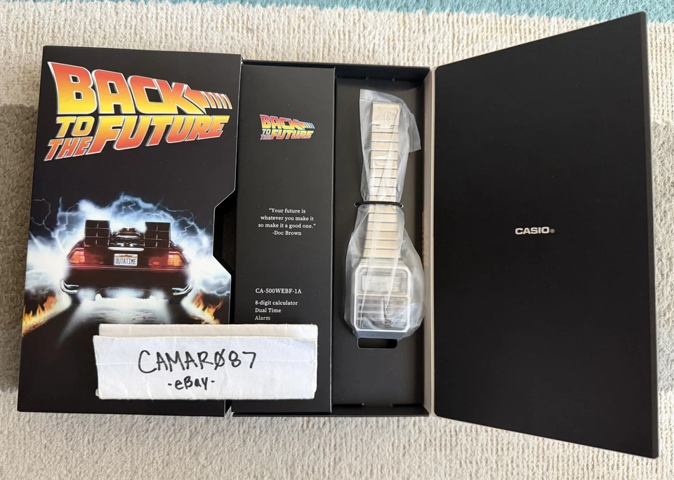Casio Back To The Future Limited Edition Watch CA-500WEBF-1A