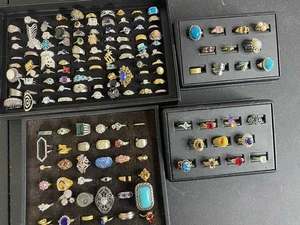 Vintage Nachlass & moderner Modeschmuck 1 Pfund Konvolut alles tragbar KEIN TRÖDEL wenige signiert - Bild 1 von 22