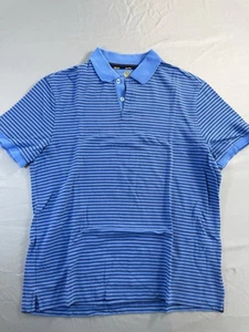 Club Room Estate Performance Herren Poloshirt Größe L blau gestreift - Bild 1 von 8