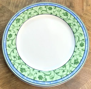 WATERCOLOUR Dinner Plate 10.5" Wedgwood Portugal Vintage Home EUC!! Blue Green - Picture 1 of 2