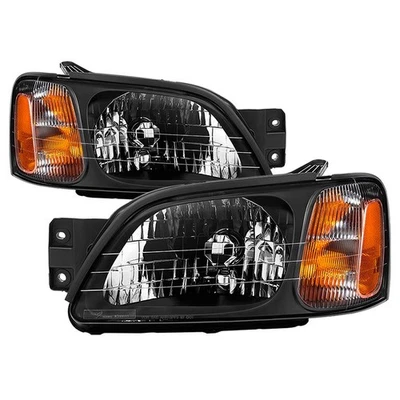 For Subaru Outback 00-04 Driver & Passenger Side Black Factory Style Headlights Foto 1 de 4