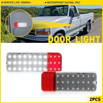 2x Panel interior puerta coche luz LED cortesía para Ford F150 F250 F350 Bronco EE. UU. Foto 1 de 4