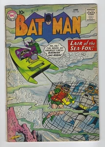 Batman #132 (1960) Robin - Scuba Cover - Sea Fox DC Silver Age VG+/FN - - Bild 1 von 2