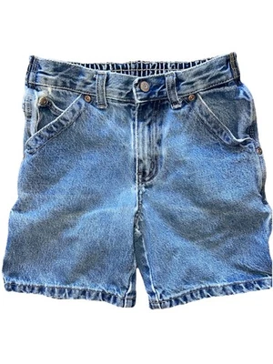 Vintage 2000s Old Navy Denim Shorts 100% Cotton Boys Size 6 Light Wash - Image 1 of 4