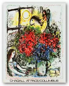 MUSEALER KUNSTDRUCK La Chevauchee Marc Chagall - Bild 1 von 1