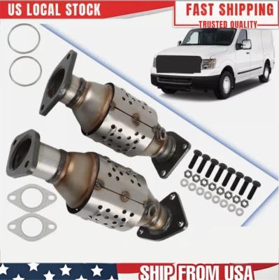 05-18~Nissan#Frontier/Xterra/Pathfinder.4 0L fit 2pcs Front Catalytic Converter Foto 1 de 4