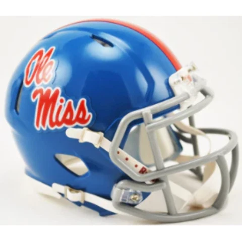 Mississippi (Ole Miss) Rebels NCAA Mini Speed Football Helmet Powder Blue - NCAA Cover