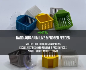 Fish Feeder Aquarium / Fish Tank Bloodworm Brine Shrimp Frozen Food Feeding Cup - Picture 1 of 4