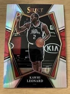 2021-22 Panini Select Premier Level Prizm Silver #193 Kawhi Leonard Clippers - Picture 1 of 6